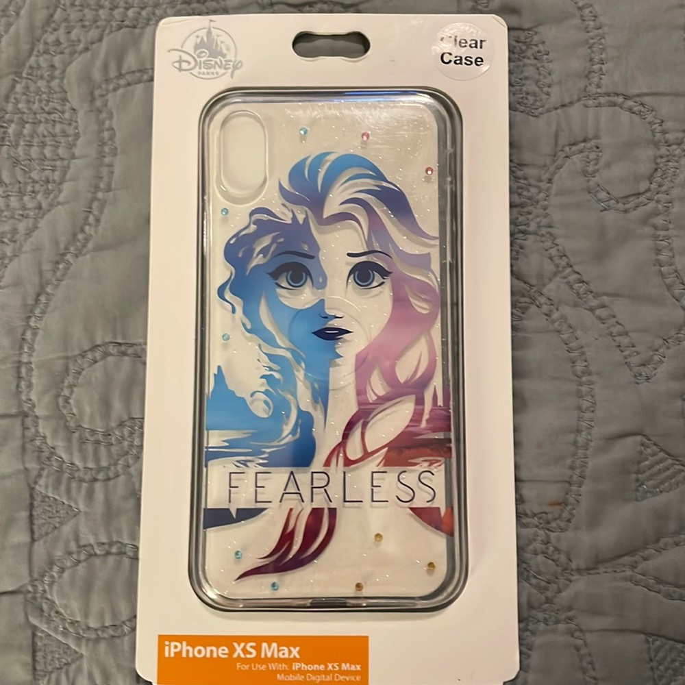 Disney Frozen iPhone XS Max Clear Case Elsa Fearless